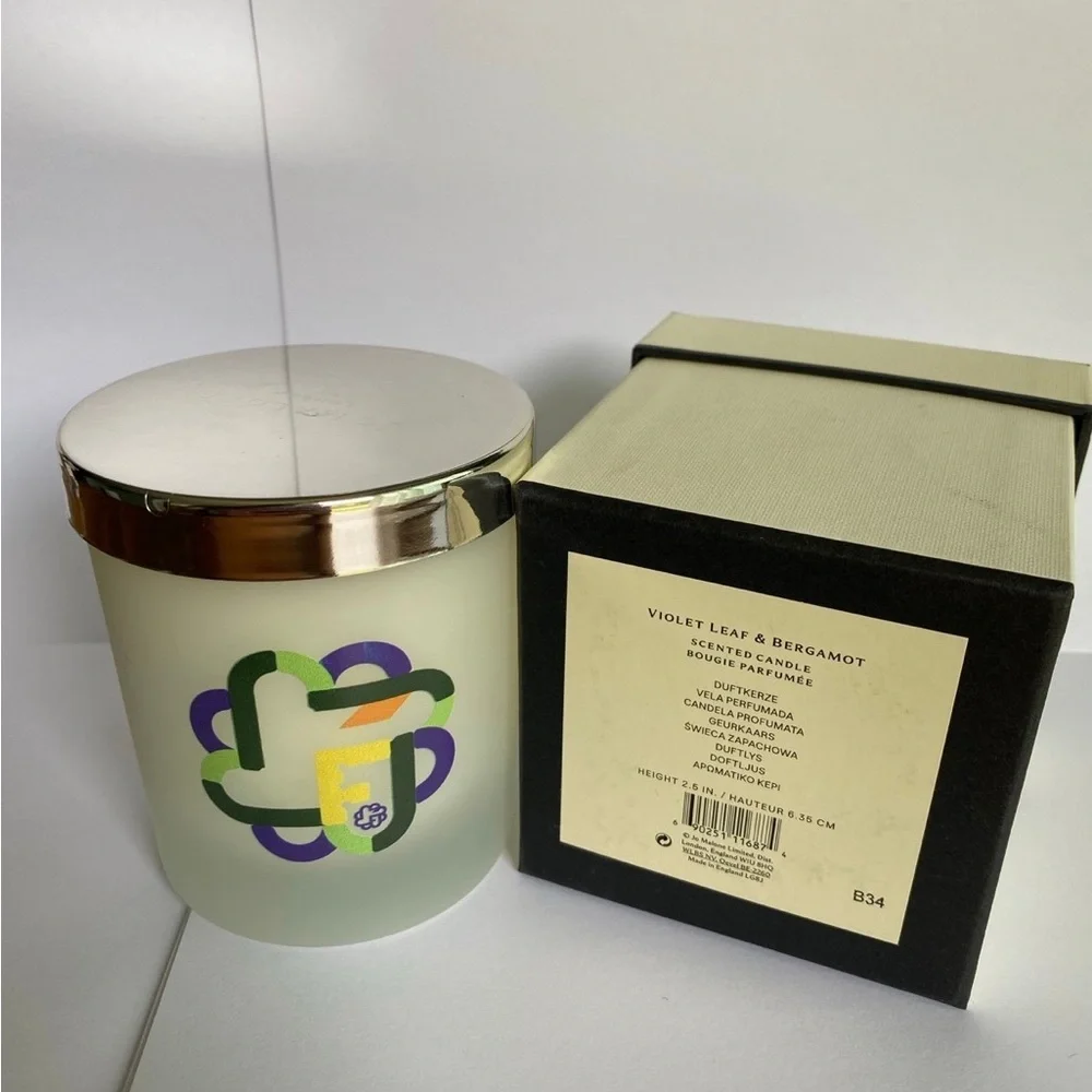 🕯️ Jo Malone Violet Leaf & Bergamot Candle – 2.5” ✨ NIB 🎀